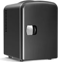 Antarctic Star 4L/6 Can Portable Mini Fridge,Personal Compact Refrigerator,Small Cooler for Food,Drinks or Skin Care, AC/DC for Bedroom, Car, Office & Dorm, Black by AntarcticStar