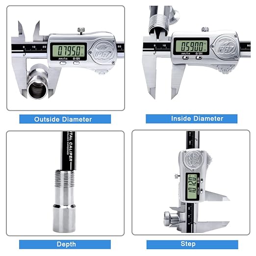 Kynup Caliper Measuring Tool IP67 Waterproof, Digital Caliper Outside Micrometer - Image 3