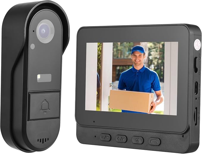 4.3 Inch IPS Screen Wireless Doorbell by Unknown