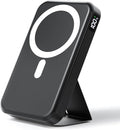 Magnetic Portable Charger, 10000mAh Power Bank Compatible with MagSafe, 20W Fast Charging, Foldable Wireless Battery Pack for iPhone 17/16/15/14 All Series, Travel Essentials by Gxorul