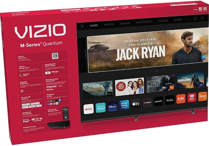 VIZIO 50-Inch M-Series 4K QLED HDR Smart TV with Voice Remote, Dolby Vision, HDR10+, Alexa Compatibility, VRR with AMD FreeSync, M50Q6-J01, 2022 Model - Image 5