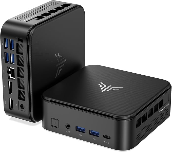 KAMRUI E3B Mini PC, AMD Ryzen 5 7530U, 16GB LPDDR4X, 512GB SSD | Up to 4.5GHz, Mini Gaming PC, Triple 4K display, USB-C, WiFi 6, Bluetooth 5.2, M.2 SSD, Compact Desktop Computer by KAMRUIMiniPC