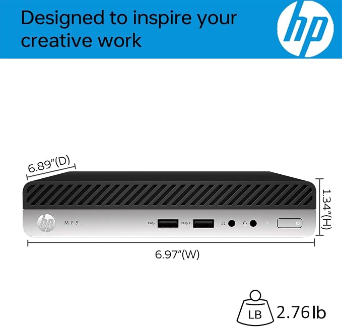 HP Mini Desktop PC, Intel Core 6-Core, 16GB DDR4 RAM, 512GB PCIe SSD, WiFi, Bluetooth, Dual DisplayPort, USB-C, Windows 11 Pro - Business Office Mini Computer - Image 6