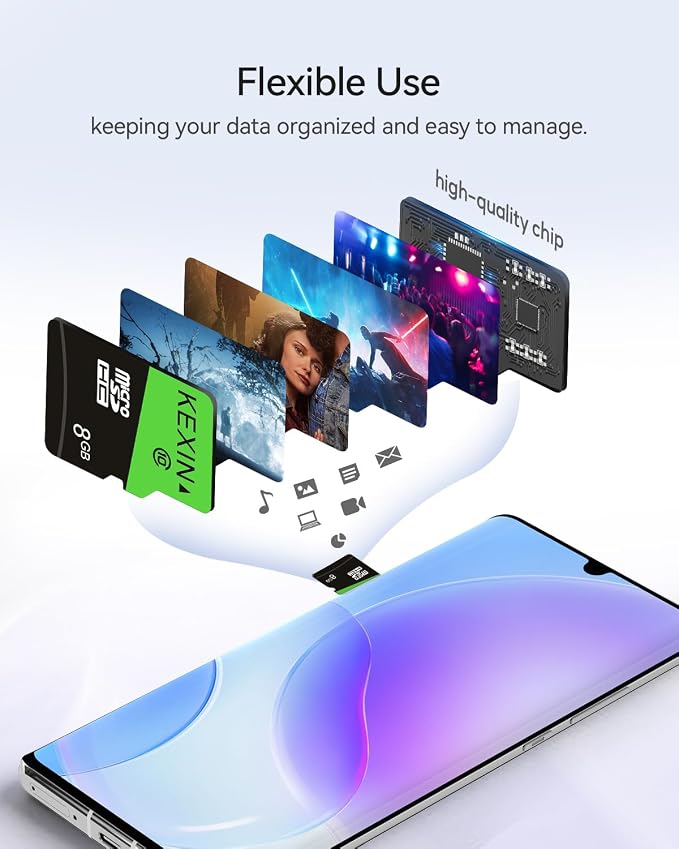 KEXIN 8GB Micro SD Card 10 Pack - Image 4
