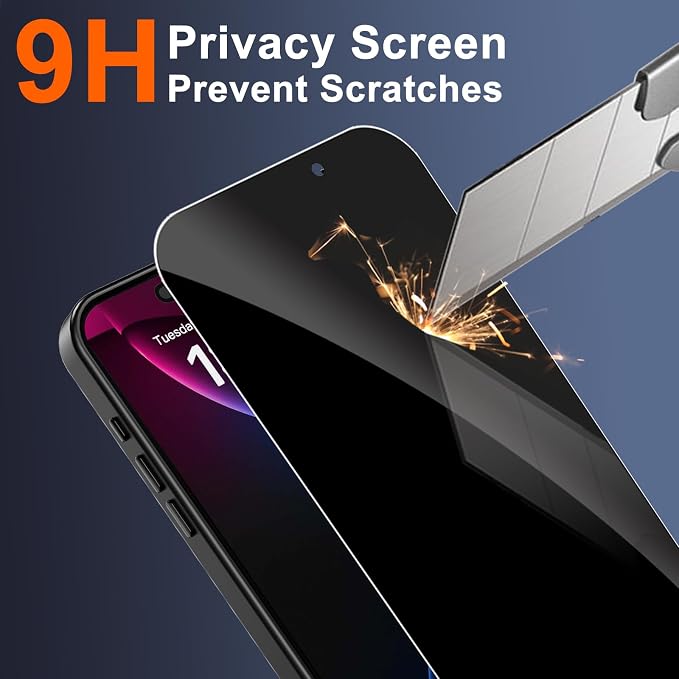 for iPhone 15 Pro Case with Privacy Screen Protector and Camera Protection - Image 8