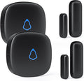 METAK Wireless Door Chime, Door Open Contact Sensor Alarm by METAK