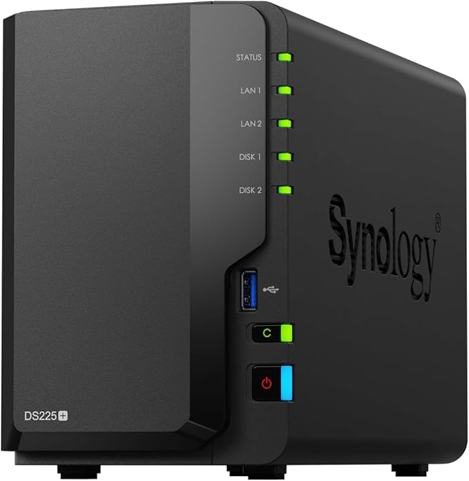 Synology DS225+ Private Cloud Media Server by Synology