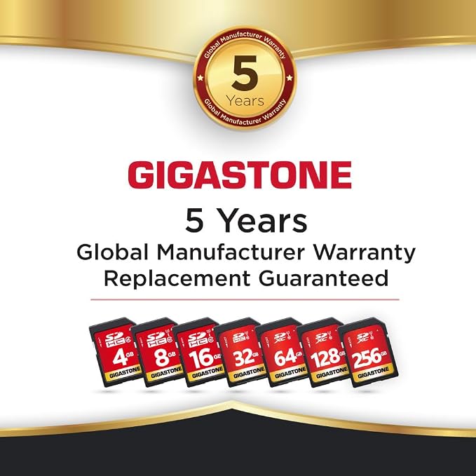 GIGASTONE 64GB SD Card 10-Pack UHS-I U1 Class 10 SDXC Memory Card High Speed - Image 8