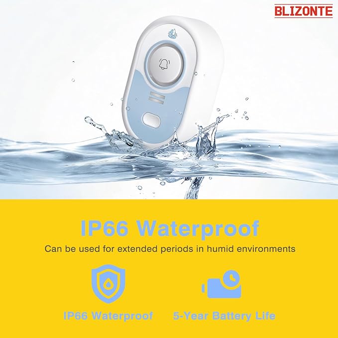Water Leak Detector 5 Pack, 5-Year Battery Life, Water Alarm - Image 4