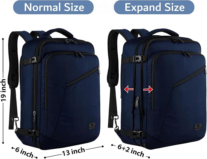 MATEIN Weekender Backpack, Large Capacity Travelling Suitcase Backpack - Image 5
