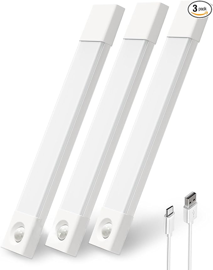 EZVALO Under Cabinet Lighting, Wireless Closet Lights, 50 LED Rechargeable by EZVALO