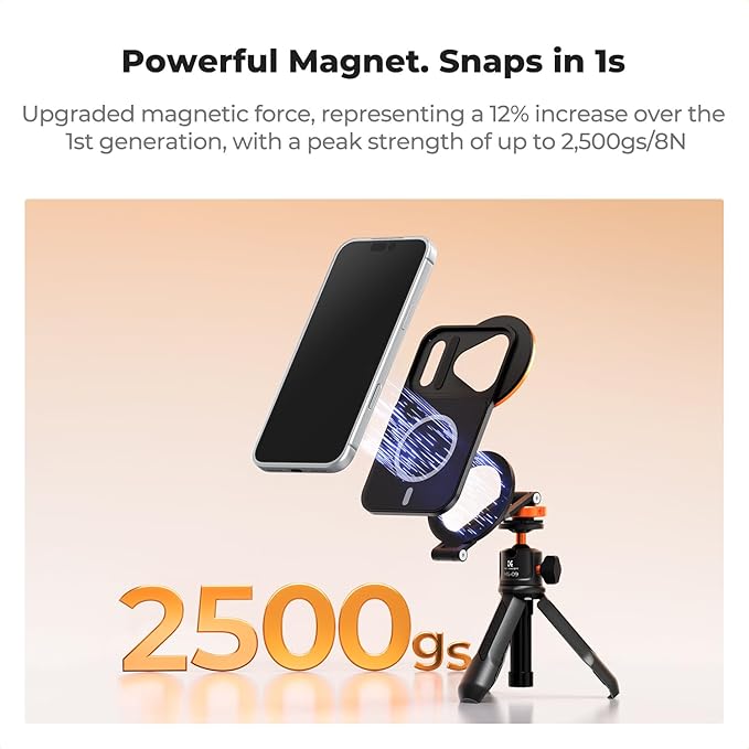 K&F CONCEPT Double-Sided Magnetic Lens Filter Mount Adapter, Compatible - Image 3