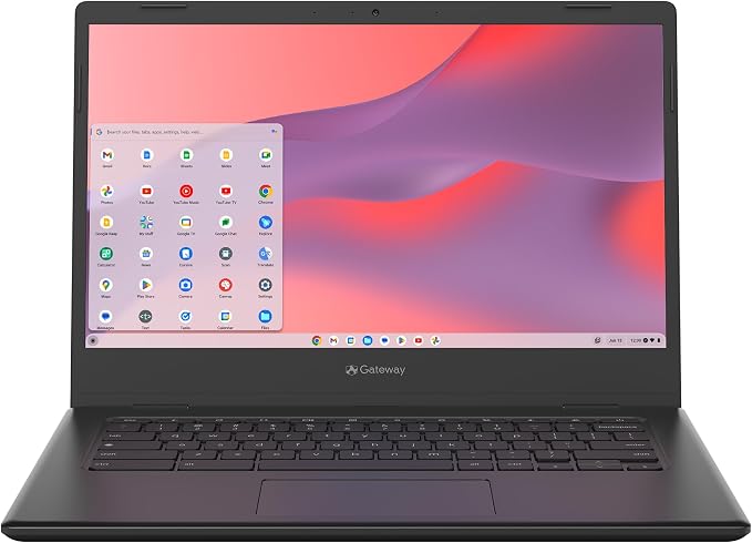 acer Gateway Chromebook 314 CBO314-1H-C476 Laptop | Intel Celeron N4500 | 14" Full HD (1920 x 1080) Display | 4GB LPDDR4X | 64GB eMMC | Wi-Fi 5 802.11ac | Chrome OS | Star Black by Unknown