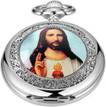 Men's Pocket Watch, Arabic Digital Dial Pocket Watches by Whodoit