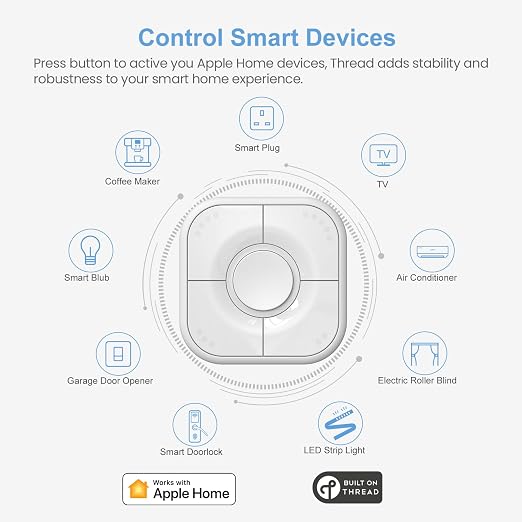 Onvis Smart Button, 5-Keys Smart Switch, Scene Controller, Compatible - Image 2