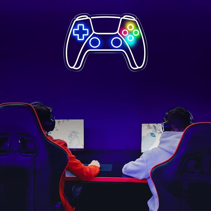 Gamer Neon Sign, Gamepad Shaped LED Neon Sign - Image 5