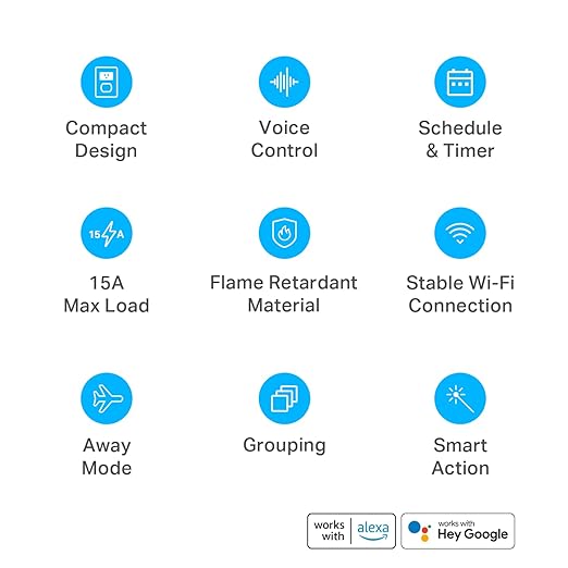 Kasa Smart Plug Mini 15A, Smart Home Wi-Fi Outlet Works - Image 3