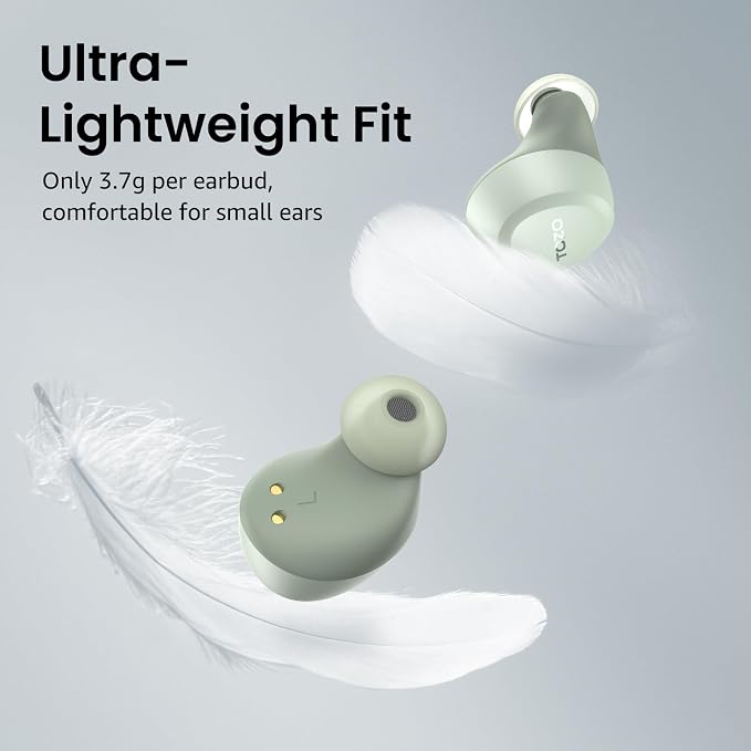 TOZO A1 Wireless Earbuds Bluetooth 5.3 Light Weight in Ear Headphones | IPX5 Waterproof, 2 Mics for AI Calls, Immersive Premium Sound Bass Ear buds with Charging Case, 32 Presets EQ via TOZO App - Image 3