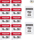 GIGASTONE 16GB Micro SD Card 10-Pack, Camera Plus, MicroSDHC Memory Card by Gigastone