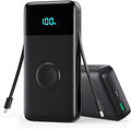 Portable Charger 40800mAh for iPhone with Built-in Cable and iWatch Charger, 25W PD Fast Charging USB C Power Bank,Travel Camping Essentials Battery Pack for iPhone 17/16/15/14/13,Android,Apple Watch by FOCHEW