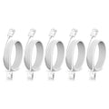 Ultra Thin Cat 6 UTP Ethernet Cable 6.6 Feet 5Pack, Flexible & Slim Rj45 Cat6a by DUTEVOLNS