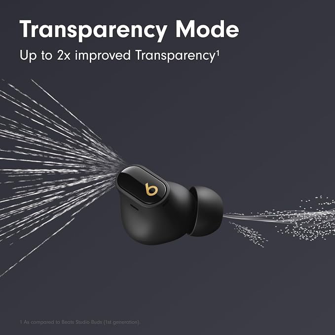 Beats Studio Buds + - Black / Gold with AppleCare+ (2 Years) - Image 4