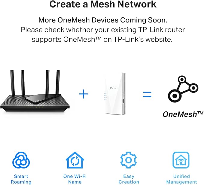 TP-Link AX1800 WiFi 6 Extender Internet Booster, Covers up to 1500 sq.ft and 30 - Image 5