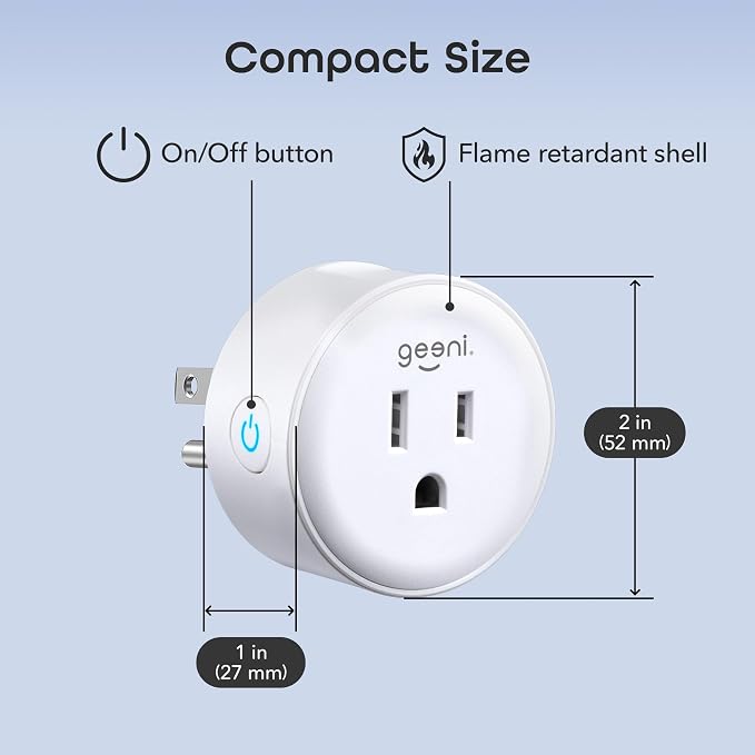Geeni Dot Smart Plug with 2.4GHz WiFi Connectivity – 1-Pack Compact, - Image 9