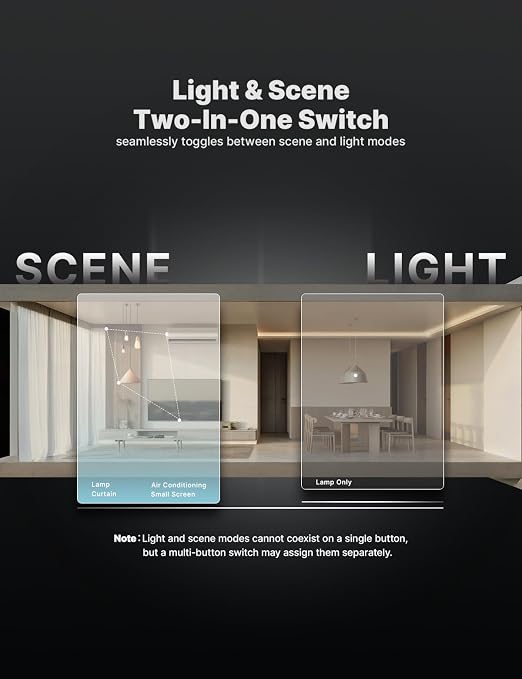 MOES Full Touch Smart Switch, ZigBee SF Wall Light Switch, Neutral Wire Required - Image 8