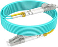OM3 Fiber LC to LC Fiber Patch Cable 10m, Options 7in~500ft, LC Fiber Optic by RamboCables
