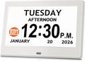 7'' Digital Clock, Dementia Clock by Pastigio