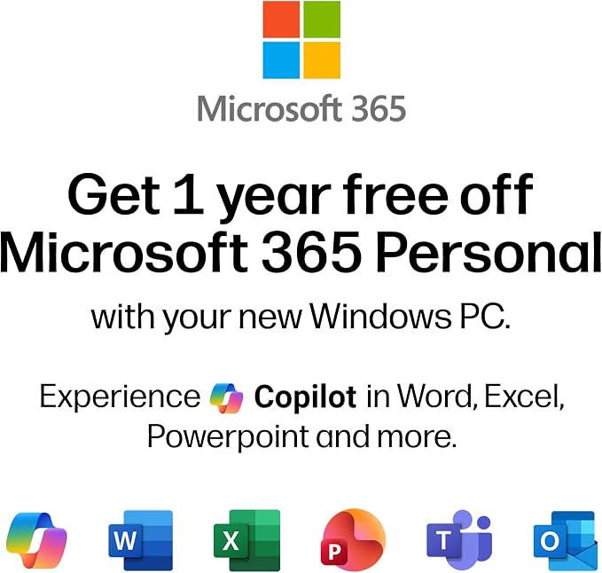 HP 14" Laptop 2026 Edition, Intel Processor, 8GB RAM, 256GB SSD | Copilot AI, Long Battery Life, Lightweight 3.11 lbs, Microsoft 365 included, Windows 11 for Students & Office - Image 3
