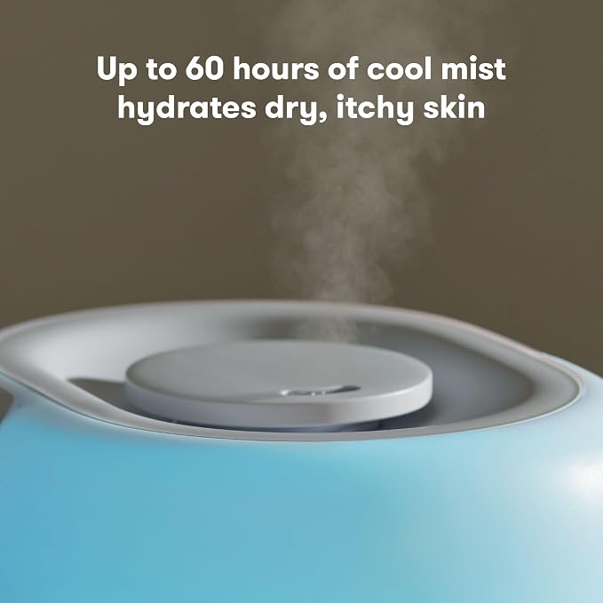 Frida Baby 3-in-1 Cool Mist Humidifier for Large Rooms, Top Fill Humidifier for Bedroom, Allergy Relief, 60 Hour Runtime + Nightlight, Auto Shut-Off, Quiet, Carry Handle, Essential Oil Diffuser - Image 4