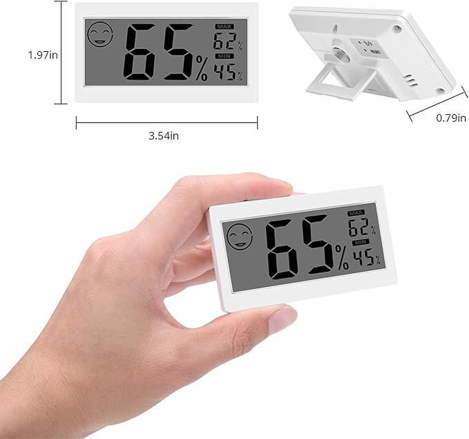 Digital Thermometer Indoor Hygrometer Room Temperature Monitor Humidity Gauge - Image 6