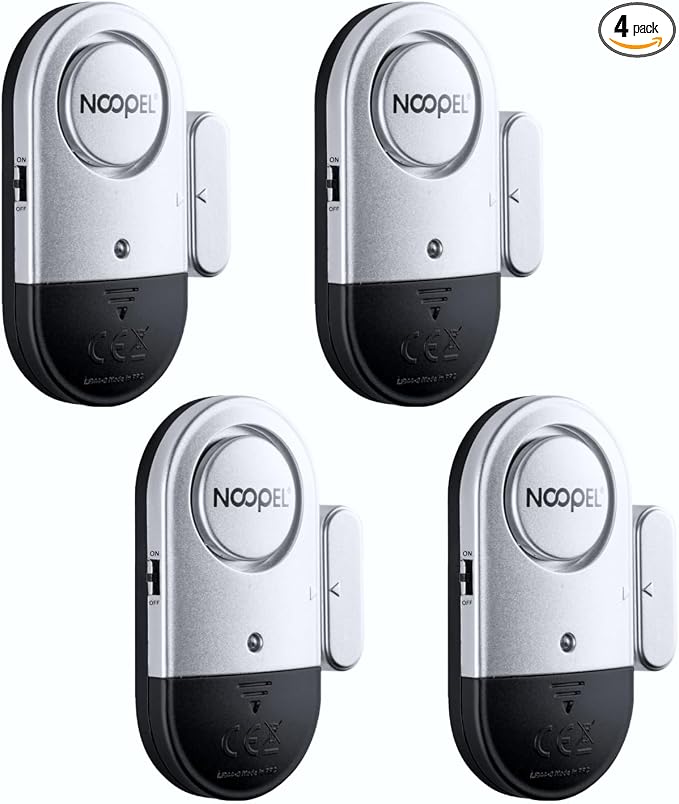 Door Alarms When Opened, 120dB Loud Window Alarms by FocusonYourSafety