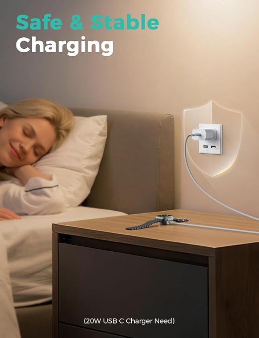 2026 Fast 5W for Apple Watch Charger USB C Fast Charging iWatch Charger - Image 6