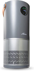 Hunter Fan Company Humidifier and Air Purifier In One, Advanced Filtration Air Purifiers for Home, Air Purifiers for Home Pets, Humidifiers for Bedroom and Humidifiers for Bedroom Baby, Grey/Silver by HunterFanCompany
