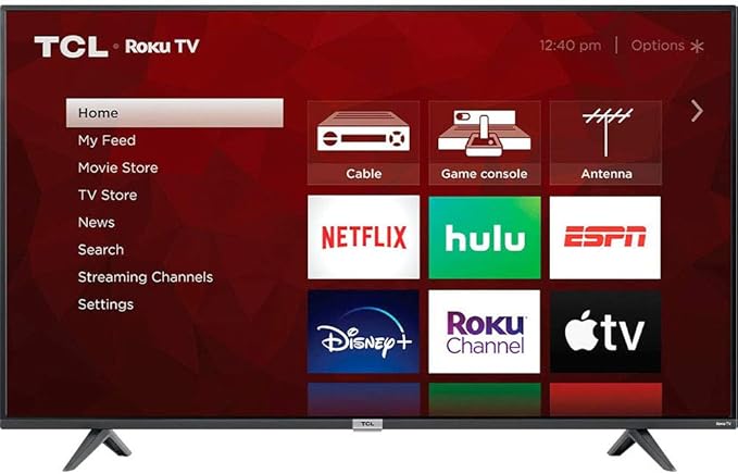 TCL 43-inch 4K UHD Smart LED TV - 43S435, 2021 Model by TCL