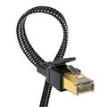 Cat 8 Ethernet Cable 25 ft, Nylon Braided High Speed Heavy Duty Cat8 Network by Orbram