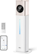 DREO HM735S 11L Smart Humidifier Large Room 700 ft², 100H Cool Mist Air Humidifiers for Bedroom, Top-Fill, Clean Tank Technology, 26dB, Auto Mode, Aroma Box, RGB, Remote & APP Control, Baby, Starlight by DREO