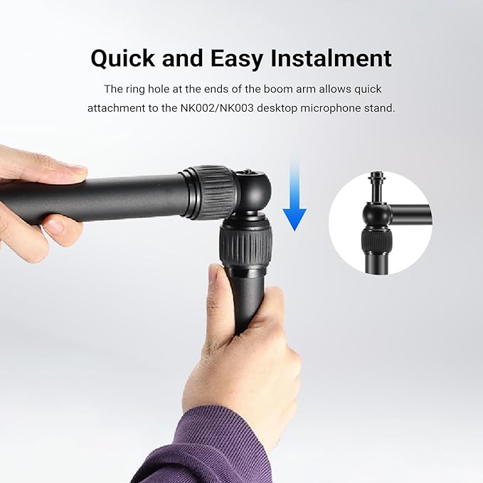 NEEWER 2.8-4.9ft Horizontal Boom Arm Only - Image 4