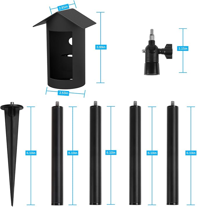 HOLACA Spike Pole Mount Ground Stake and Weatherproof Silicone Skin - Image 3