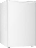 Antarctic Star 4.5 Cu.Ft Compact Refrigerator with Freezer,Mini Fridge Single Door with Adjustable Thermostat,Removable Glass Shelves for Apartment/Dorm/Office,WHITE by AntarcticStar
