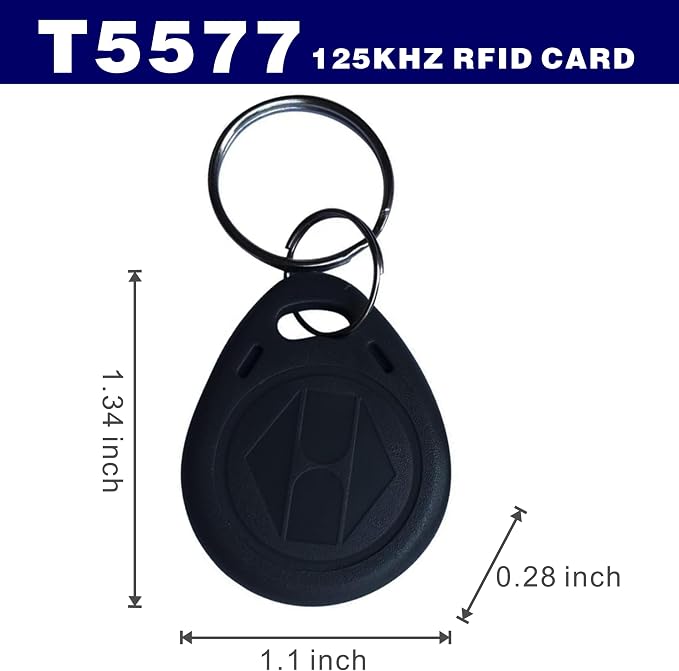 125khz RFID fob Writable RFID Tags T5577 RFID Card 125khz fob - Image 2