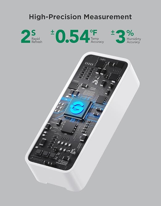 GoveeLife 2.0 WiFi Hygrometer Thermometer 6 Pack, Smart Humidity Temperature - Image 4