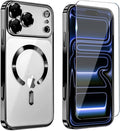 Magnetic Glossy Case for iPhone 17 Pro Max, iPhone 17 ProMax Phone Case Slim by Unknown