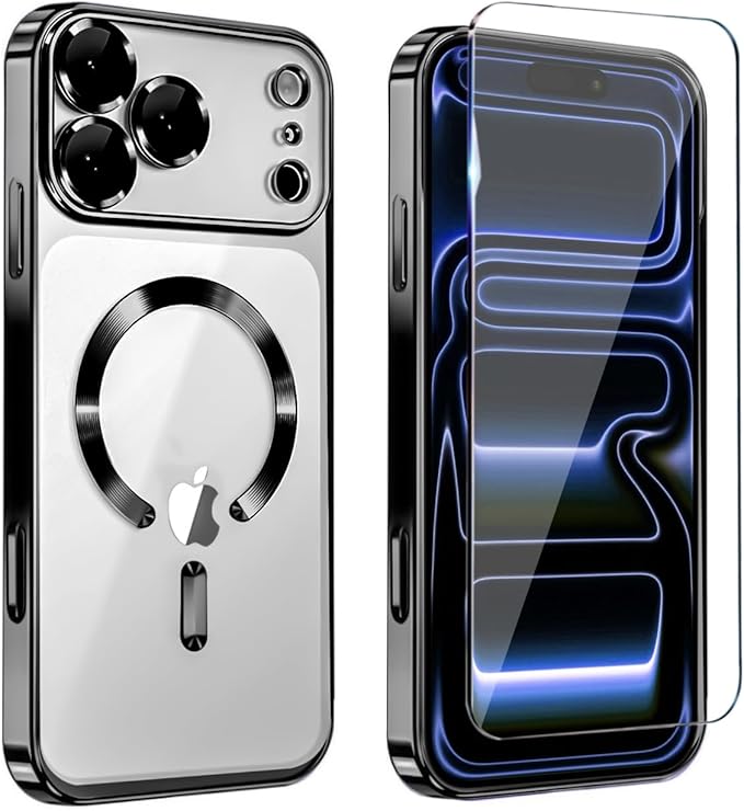 Magnetic Glossy Case for iPhone 17 Pro Max, iPhone 17 ProMax Phone Case Slim by Unknown