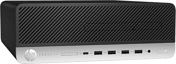 HP ProDesk 600 G5 SFF Slim Business Desktop Computer PC (Renewed) | Intel Core i5-9500, 8GB RAM, 256GB SSD, Wi-Fi, USB Ports, DisplayPort, RJ-45, Windows 11 Pro PC by Unknown