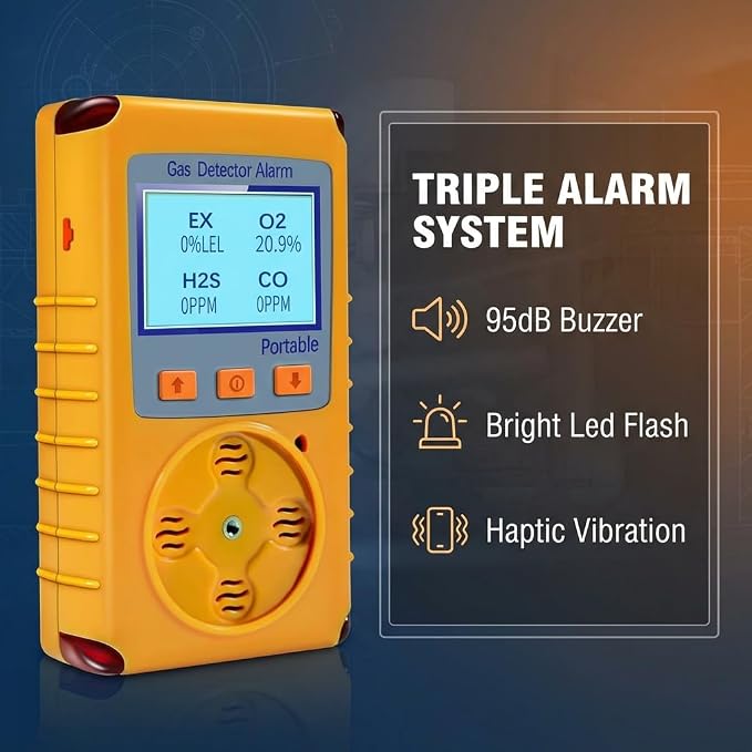 4 Gas Monitor Multi Gas Detector - Image 2