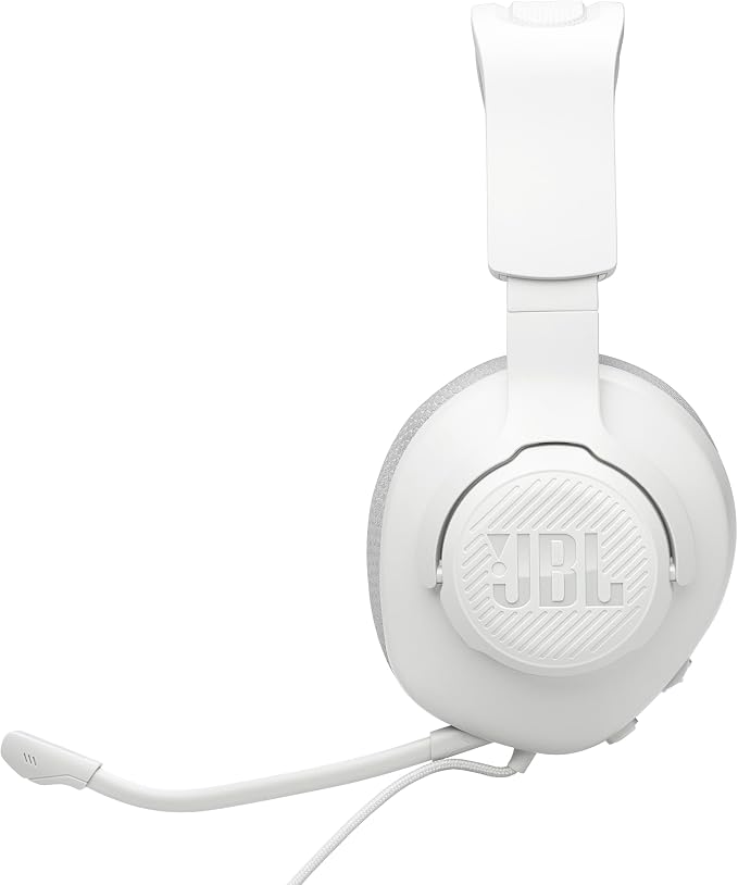JBL Quantum 100M2 Wired Gaming Headset, Detachable Mic - White | Memory Foam Ear Cushions And 3.5 Mm Jack Work With PC, PlayStation, Xbox, Nintendo Switch For Immersive PC Gaming Sessions - Image 9